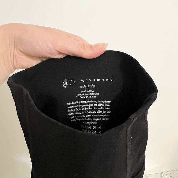 NWOT Free People Movement Running Through My Mind Leggings in Black - Picture 8 of 8